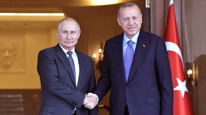 Кремль назвал дату и место переговоров Путина с Эрдоганом